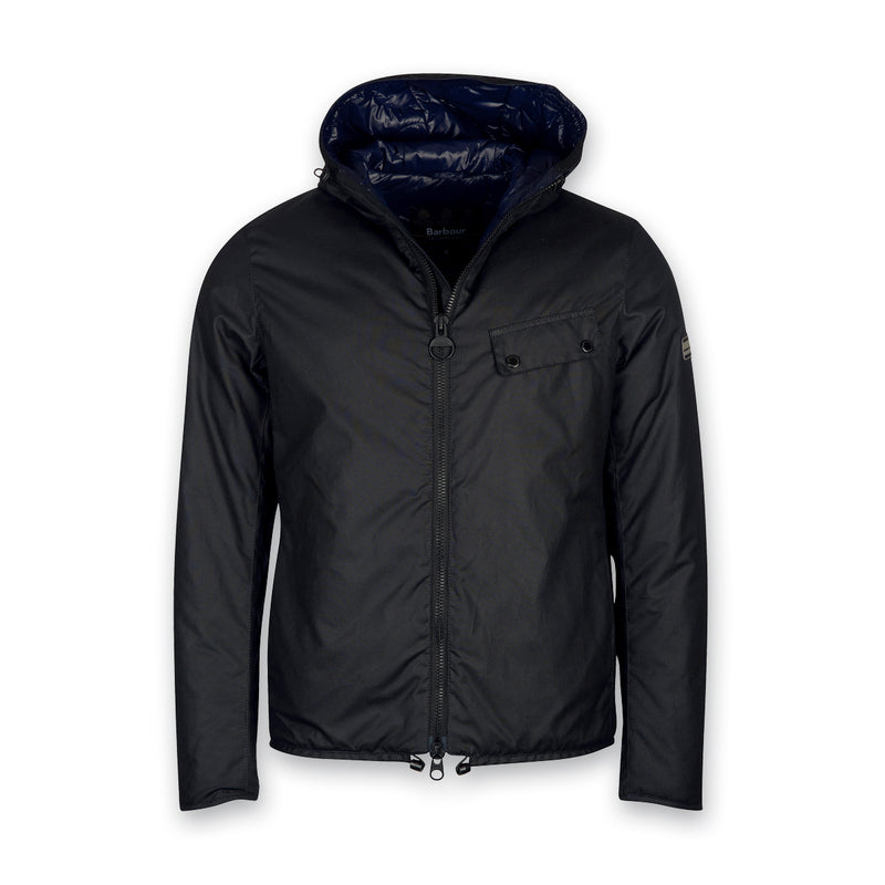 Barbour Intl - Vision Wax Jacket in Black - Nigel Clare