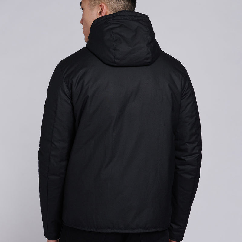 Barbour Intl - Vision Wax Jacket in Black - Nigel Clare