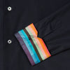 Paul Smith - Tailored Fit 'Artist Stripe' Cuff Shirt in Navy - Nigel Clare