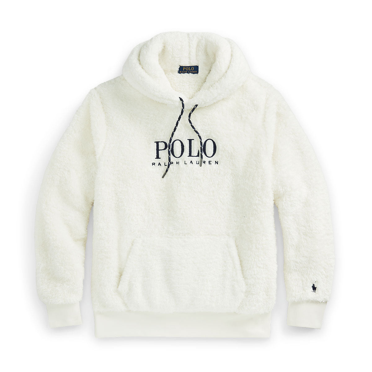 Polo Ralph Lauren - Sherpa Fleece Hoodie in Cream | Nigel Clare