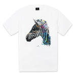 PS Paul Smith - Graffiti Zebra Print T-Shirt in White - Nigel Clare