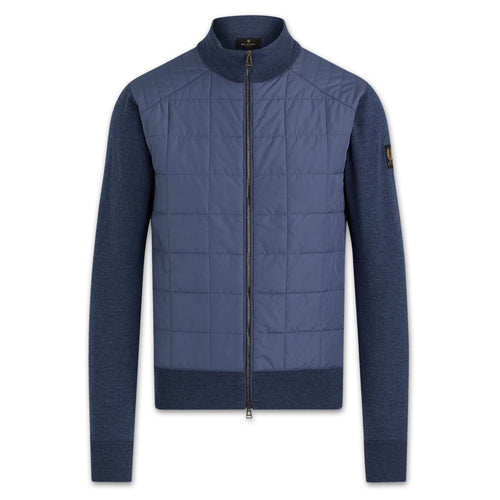 Belstaff - New Kelby Zip Cardigan in Racing Blue - Nigel Clare