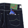 Jacob Cohen - J696 Comf Green Badge Jeans in Dark Wash - Nigel Clare