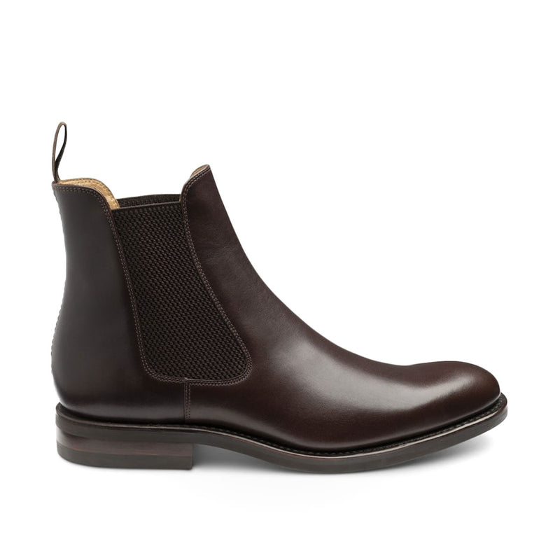 Loake - Buscot Leather Chelsea Boots in Dark Brown - Nigel Clare