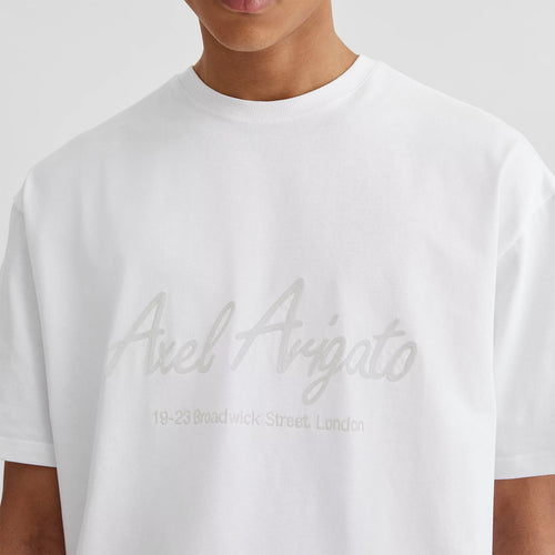 Axel Arigato - Court T-Shirt In White - Nigel Clare