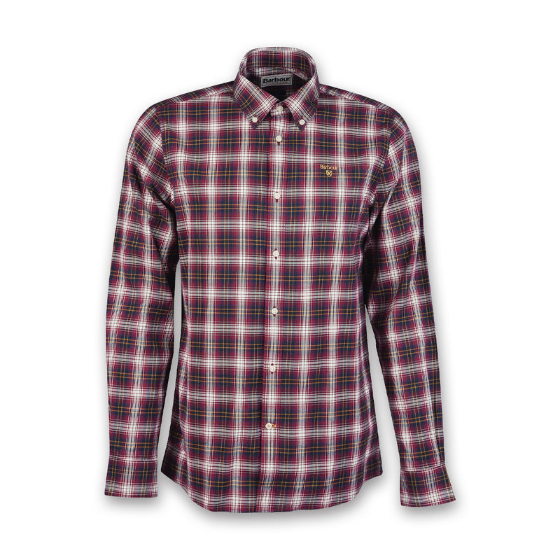 Barbour - Portland Tailored Fit Shirt in Port - Nigel Clare