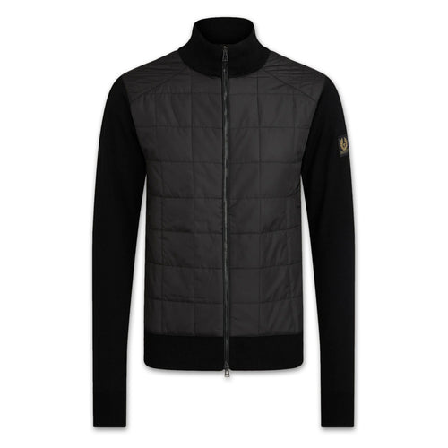 Belstaff - New Kelby Zip Cardigan in Black - Nigel Clare