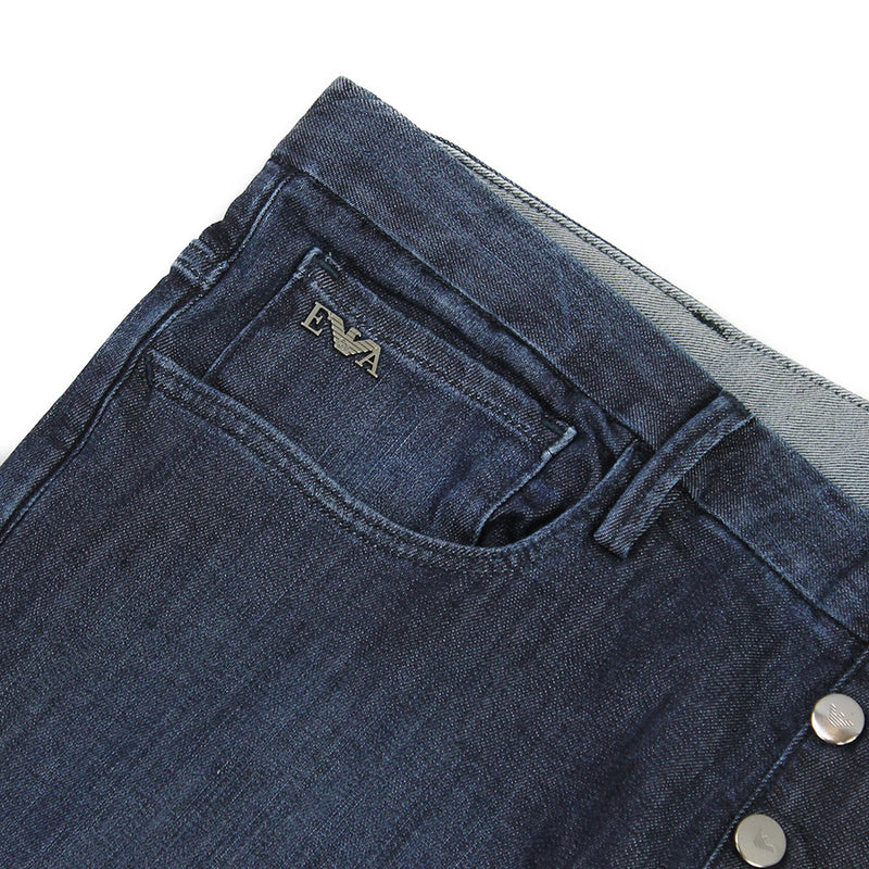 Emporio Armani - J11 1D85Z Skinny Fit Jeans in Blue Wash - Nigel Clare