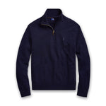 Polo Ralph Lauren - Merino Quarter-Zip Sweater in Navy - Nigel Clare