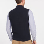 Barbour - Quilted Front Essential Gilet in Navy - Nigel Clare