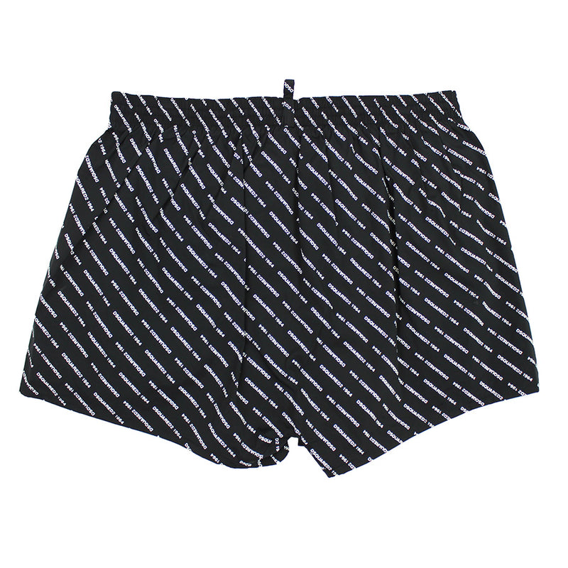 DSQUARED2 - 1964 Mini Logo Swim Shorts in Black - Nigel Clare