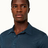 Orlebar Brown - Sebastian Linen Tailored Shirt in Blue Slate - Nigel Clare