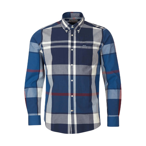 Barbour - Harris Tailored Fit Shirt in Summer Navy - Nigel Clare