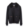 Private White VC - Pilot Bomber Flight Jacket in Navy - Nigel Clare