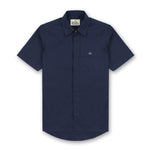 Vivienne Westwood - Classic Orb SS Shirt in Navy - Nigel Clare
