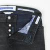 Jacob Cohen - M06 Nick Washed Black Jeans with Navy Badge - Nigel Clare