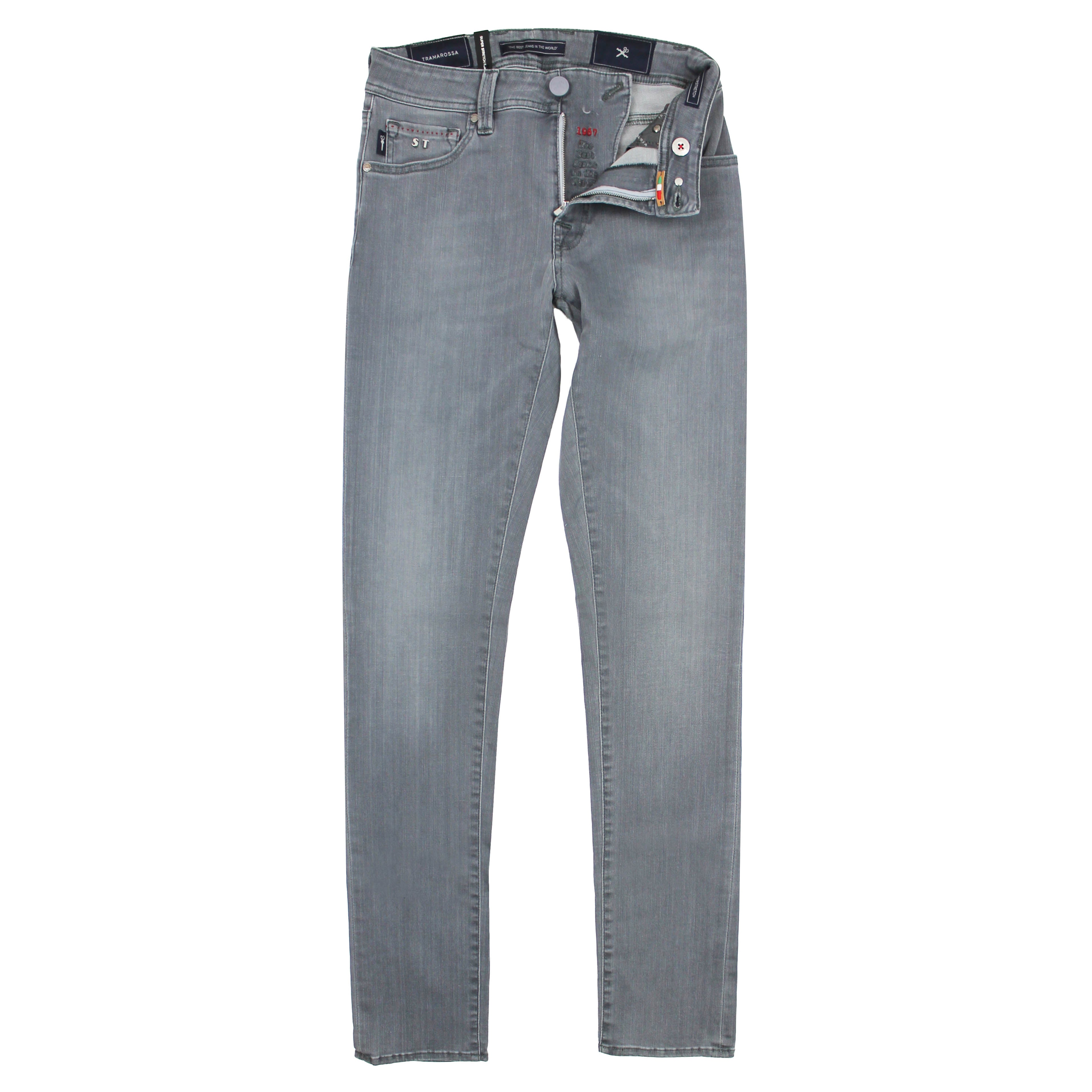 Tramarossa Leonardo Slim 18 Months Jeans in Grey Nigel Clare