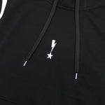Neil Barrett - 'Star & Bolt' Logo Hoodie in Black - Nigel Clare