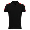 DSQUARED2 - Leaf Tape Polo Shirt in Black - Nigel Clare