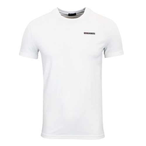 DSQUARED2 - Logo T-Shirt in White - Nigel Clare