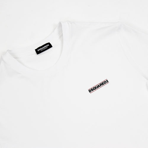 DSQUARED2 - Logo T-Shirt in White - Nigel Clare