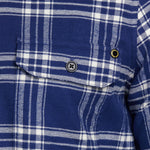 Barbour Intl. - Tailored Fit Bold Check Shirt in Blue - Nigel Clare