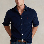 Polo Ralph Lauren - Slim Fit Corduroy Shirt in Navy - Nigel Clare