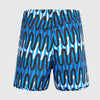 Neil Barrett - Scribble Stripes Swim Shorts in Blue - Nigel Clare