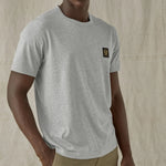 Belstaff - SS T-Shirt in Grey Melange - Nigel Clare