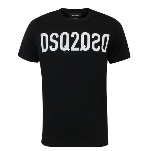 DSQUARED2 - DSQ2 Logo T-Shirt in Black - Nigel Clare