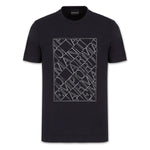 Emporio Armani - Stencilled Logo T-Shirt in Navy - Nigel Clare