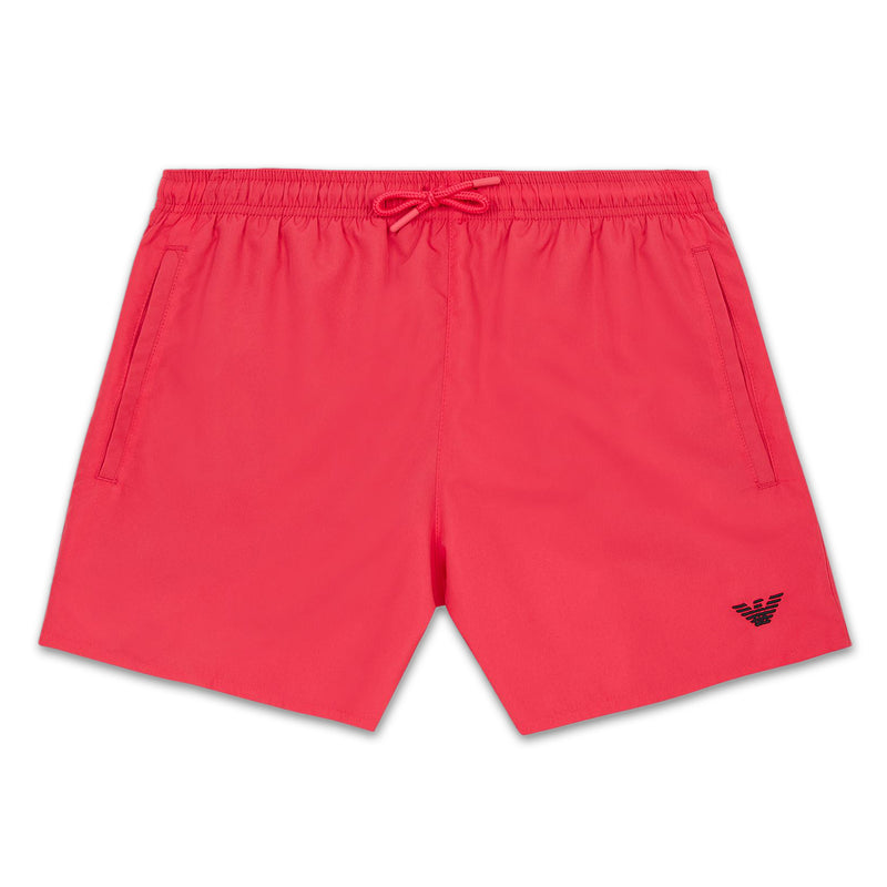 Emporio Armani - Eagle Logo Swim Shorts in Pink - Nigel Clare