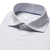 Eton - Slim Fit Textured Four-Way Stretch Shirt in Navy - Nigel Clare