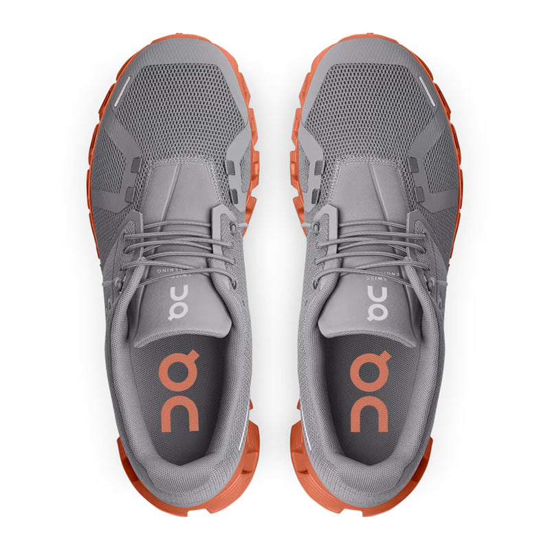 On Running - Cloud 5 Trainers in Zinc/Canyon - Nigel Clare