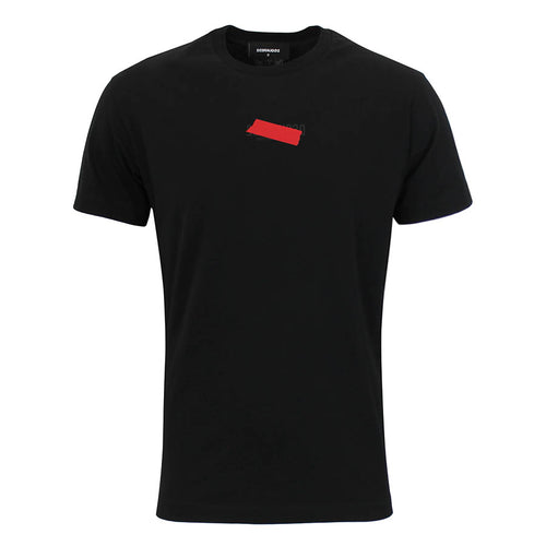 DSQUARED2 - Taped2 Logo T-Shirt in Black - Nigel Clare