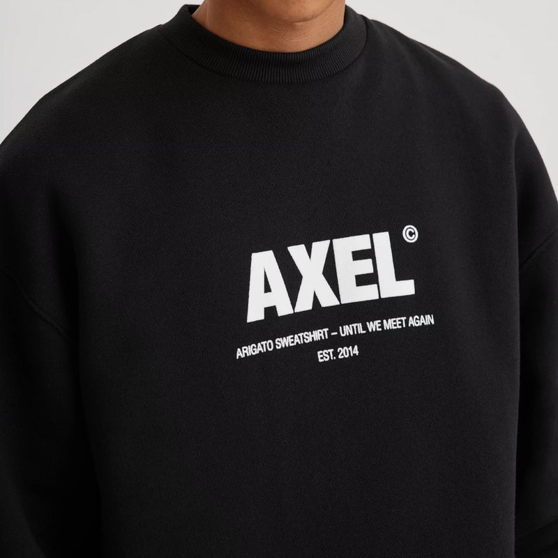 Axel Arigato - Adios Sweatshirt in Black - Nigel Clare