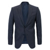 Emporio Armani - M Line Slim Fit Microcheck Pattern Suit in Navy - Nigel Clare