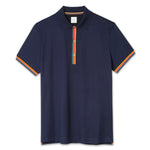 Paul Smith - Slim Fit 'Artist Stripe' Polo Shirt in Navy - Nigel Clare