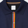 Paul Smith - Slim Fit 'Artist Stripe' Polo Shirt in Navy - Nigel Clare