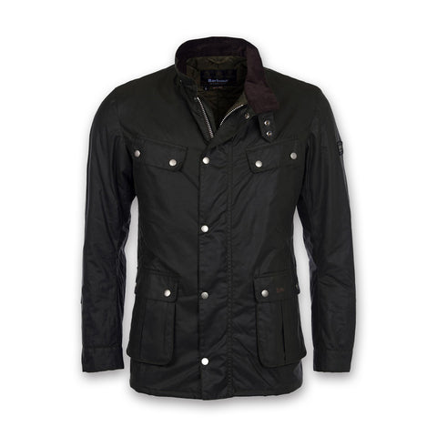 Barbour duke best sale wax jacket navy