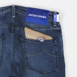 Jacob Cohen - M13 Chris Skinny Fit Blue Jeans with Blue Badge - Nigel Clare
