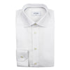 Eton - Slim Fit Self Woven Shirt in White - Nigel Clare