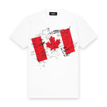 DSQUARED2 - Doodle Flag Cool T-Shirt in White - Nigel Clare