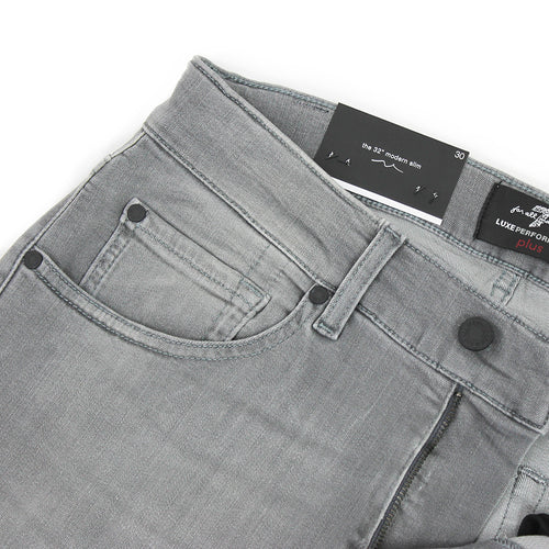 7 For All Mankind - Slimmy Tapered Luxe Jeans in Grey - Nigel Clare