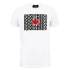 DSQUARED2 - Central Leaf Logo T-Shirt in White - Nigel Clare