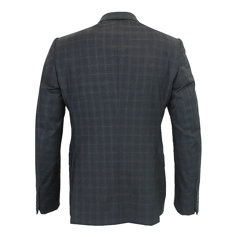 Emporio Armani - M-Line 2 Piece Woven Check Suit in Charcoal - Nigel Clare