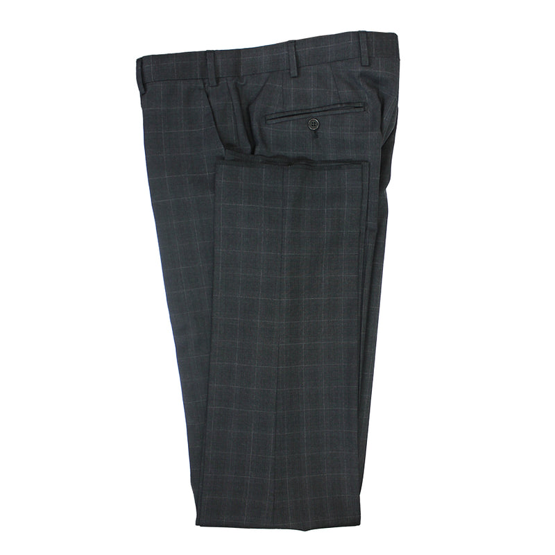 Emporio Armani - M-Line 2 Piece Woven Check Suit in Charcoal - Nigel Clare