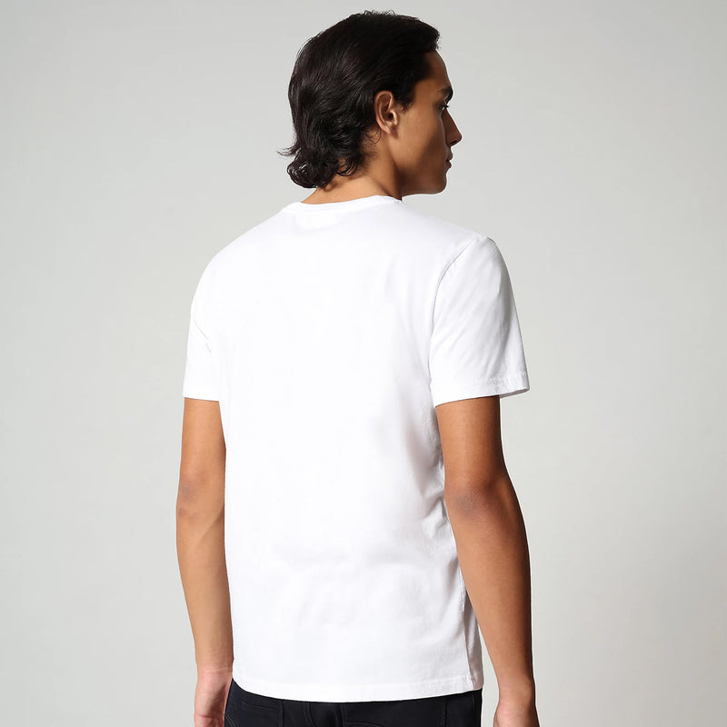Napapijri - Salis T-Shirt in White - Nigel Clare