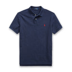 Polo Ralph Lauren - Slim Fit Mesh Polo Shirt in Navy - Nigel Clare