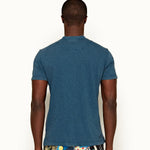 Orlebar Brown - Sammy GD Garment Dyed T-Shirt in Blue Slate - Nigel Clare